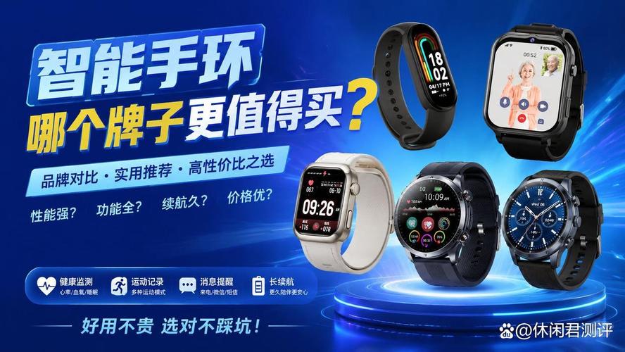 智能手环哪个品牌性价比高?推荐这三款,使用舒适又功能齐全!